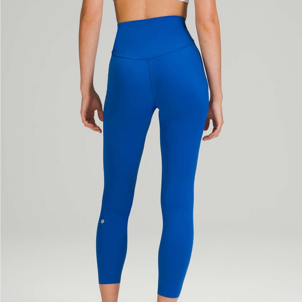 Blue Lululemon leggings